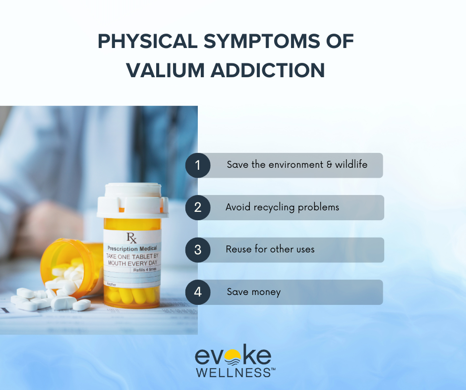 physical symptoms of valium addiction